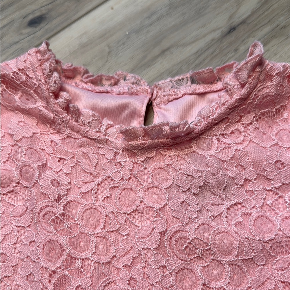 Pink Lace Top - Picture 3 of 5